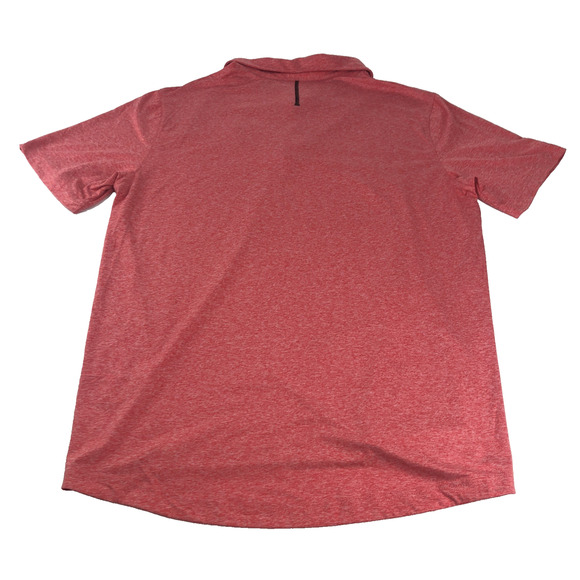 MLB Cincinnati Reds Men's Polo Shirt Large Short Sleeve Snaps Lightweight Red - Picture 10 of 11
